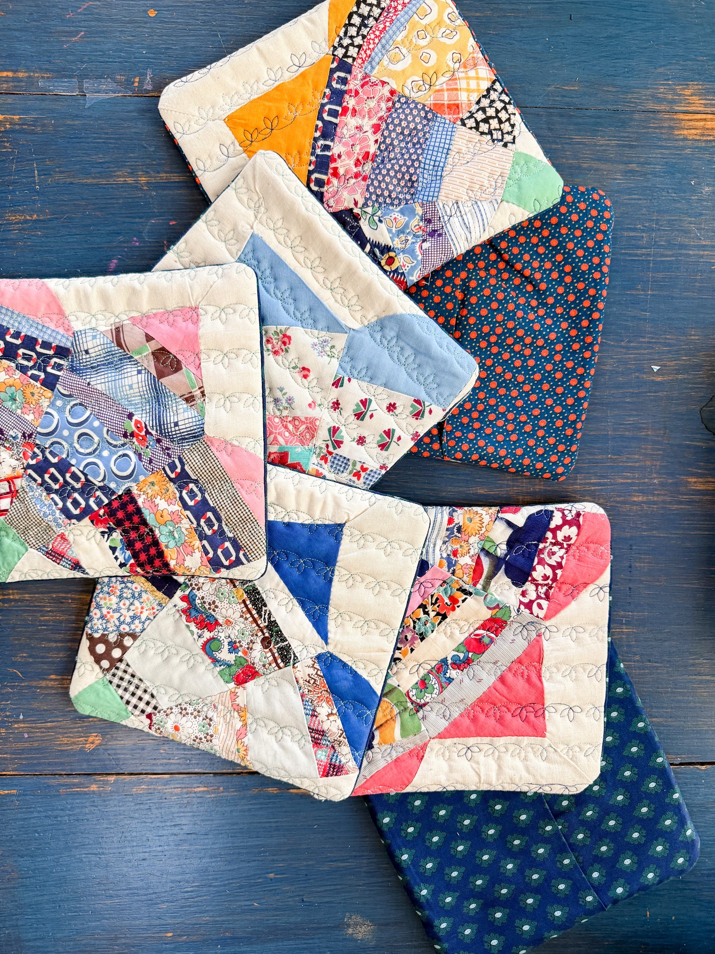 Vintage Quilted Pot Holder