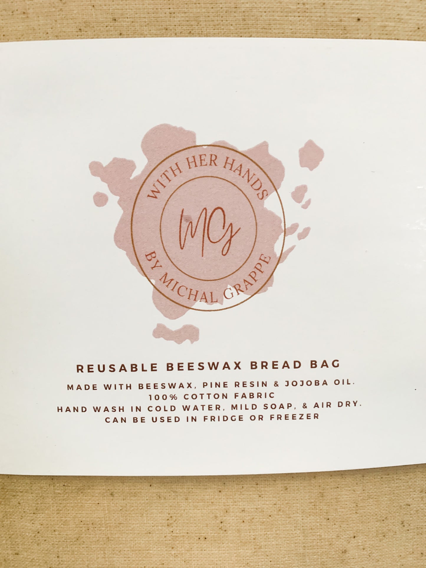 Beeswax Bread Bag